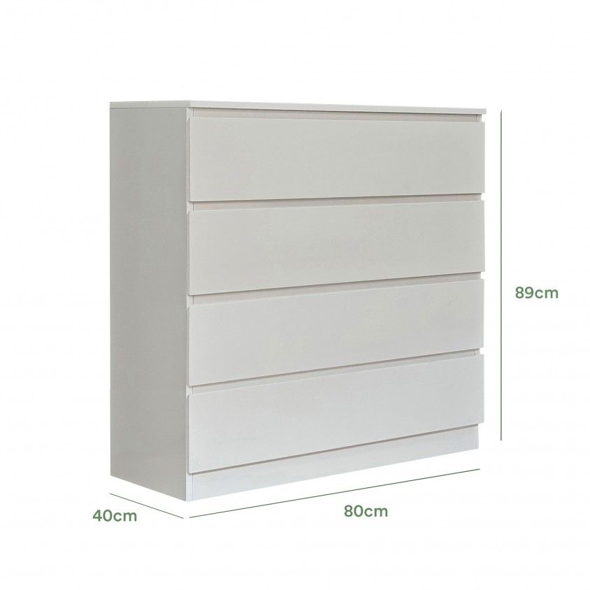 Cómoda Neo Plus 4 Gavetas Cómoda Neo Plus 4 Gavetas