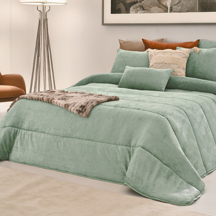 Edredão de Borrego K1 - Cama Casal