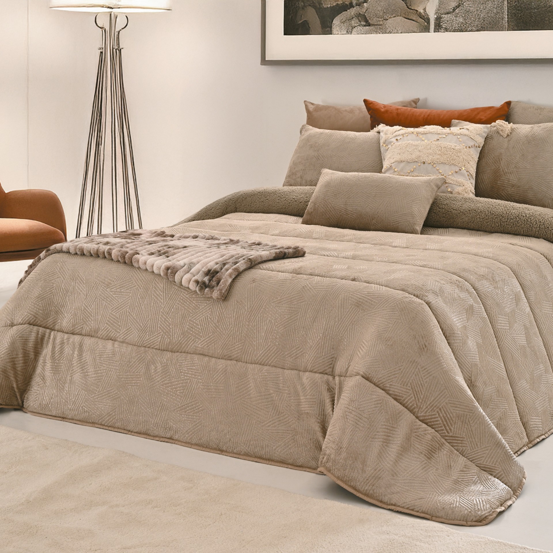 Edred�o de Borrego K1 - Cama Casal