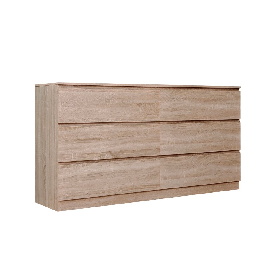 Cómoda Dupla Neo Plus 6 Gavetas
