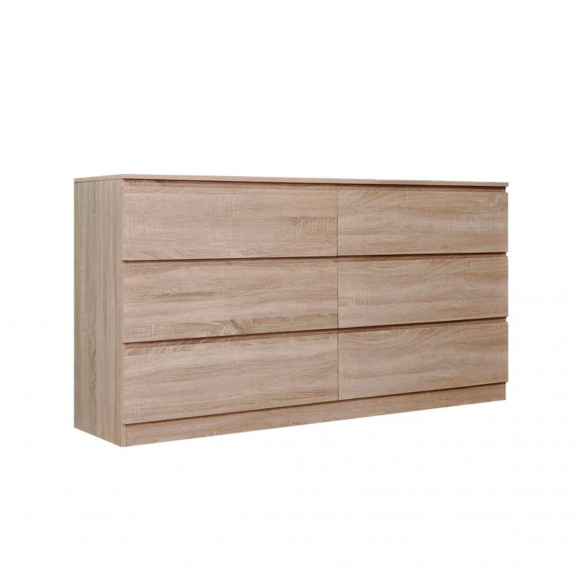 C�moda Dupla Neo Plus 6 Gavetas