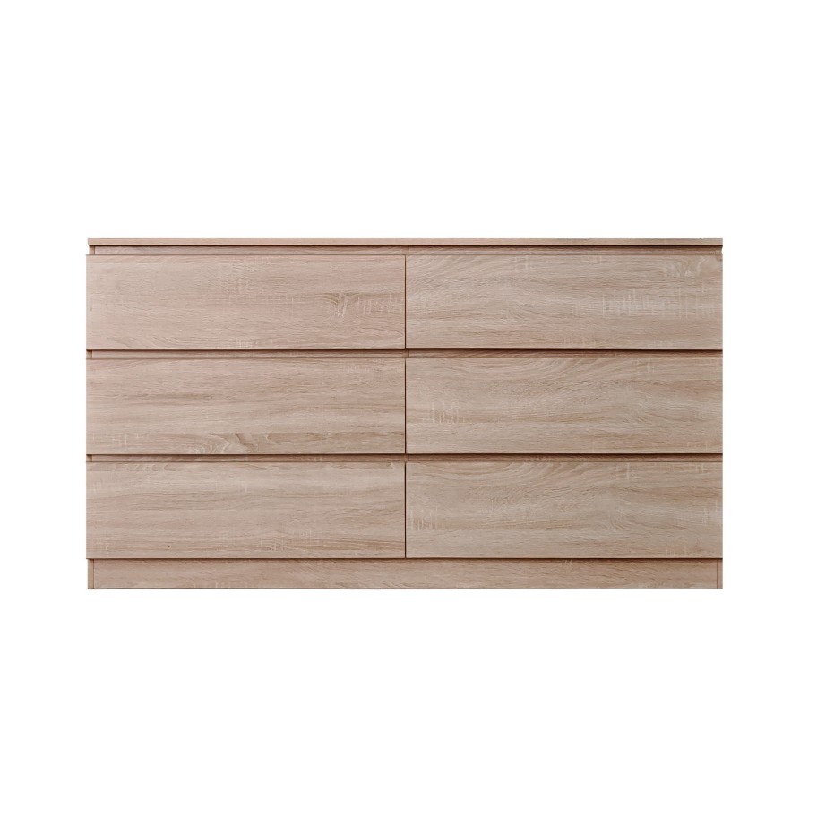 Cómoda Dupla Neo Plus 6 Gavetas