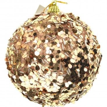 Bola de Natal Decorativa Glitter