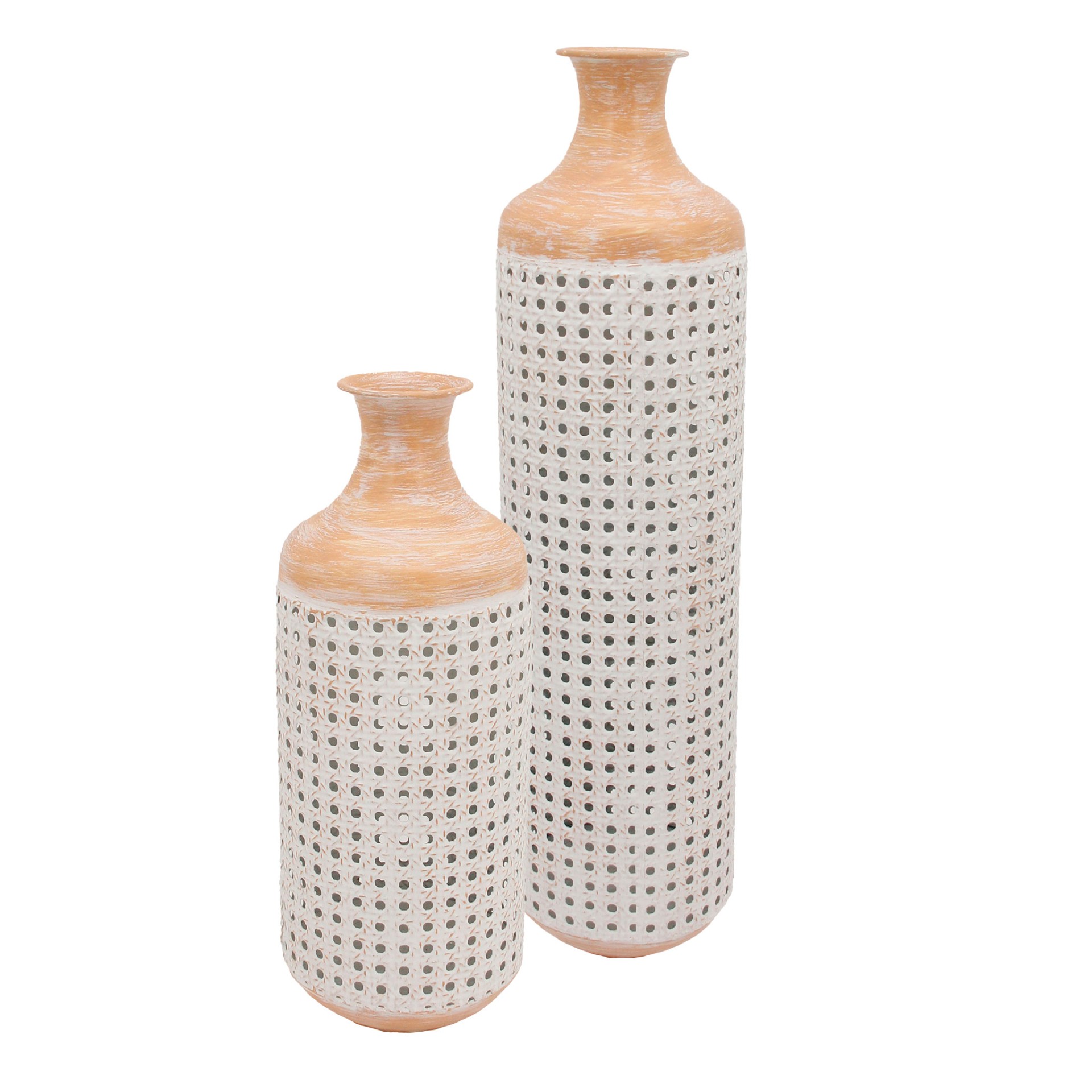 Conjunto 2 Jarras Decorativas Perfuradas