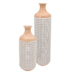 Conjunto 2 Jarras Decorativas Perfuradas