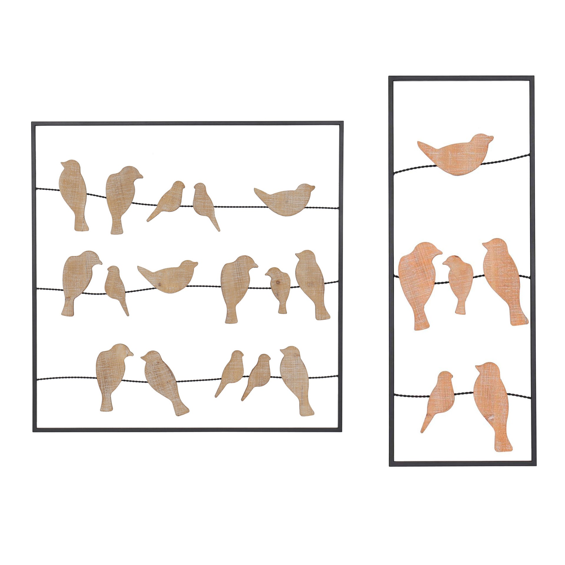 Conjunto 2 Wall Decor Passarinhos