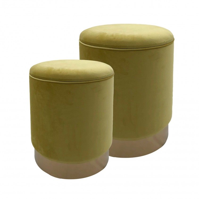 Conjunto 2 Poufs Burnett
