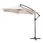 Guarda-Sol Suspenso 300cm Bege