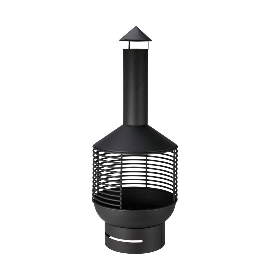 Lareira de Jardim com Chamin� Metal 41x41x105cm
