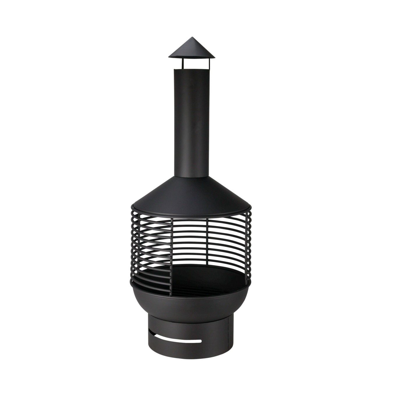 Lareira de Jardim com Chamin� Metal 41x41x105cm