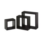 Conjunto 3 Estantes de Parede Cubos