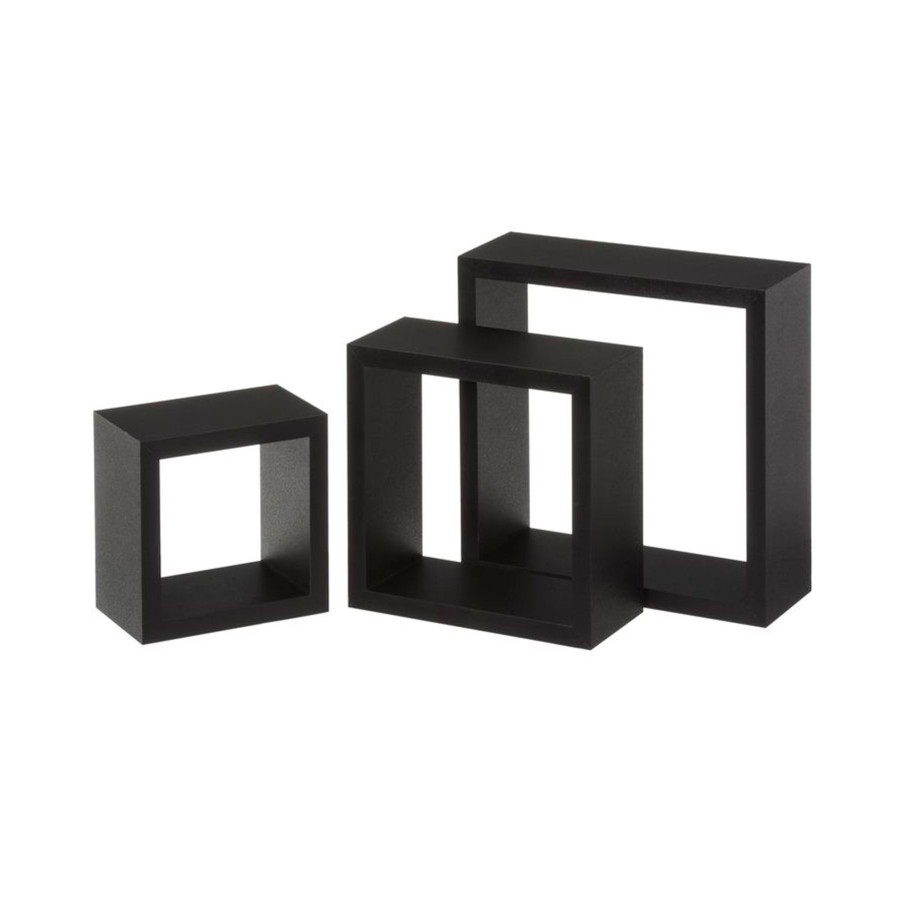 Conjunto 3 Estantes de Parede Cubos
