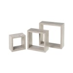 Conjunto 3 Estantes de Parede Cubos