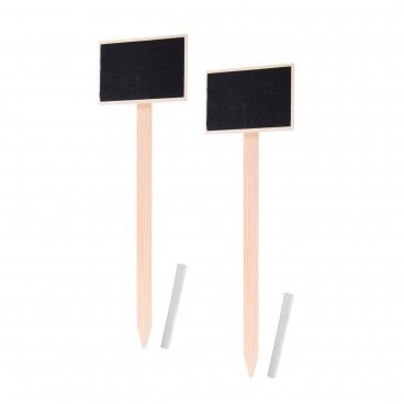 KOOPMAN SET 2 QUADROS/ETIQ.MAD C/GIZ P/PLANTAS 34x10CM