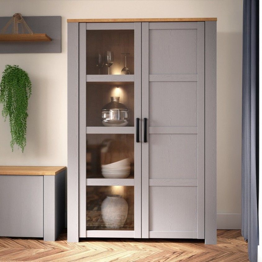 Arm�rio Cristaleira Bohol (2 Portas)