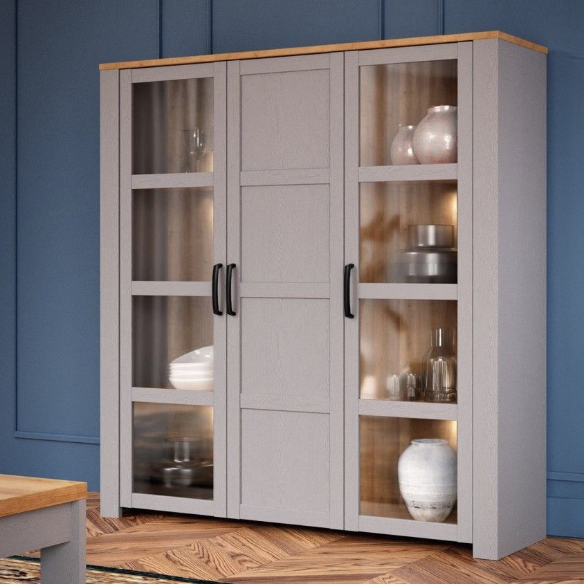 Arm�rio Cristaleira Bohol (3 Portas)