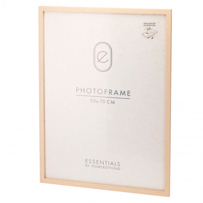 Moldura em MDF 50x70cm Natural