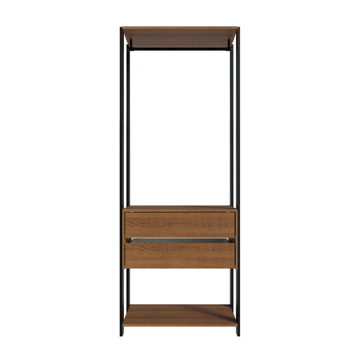 M�dulo Style para Closet 70cm (2 Gavetas + 1 Prateleira)