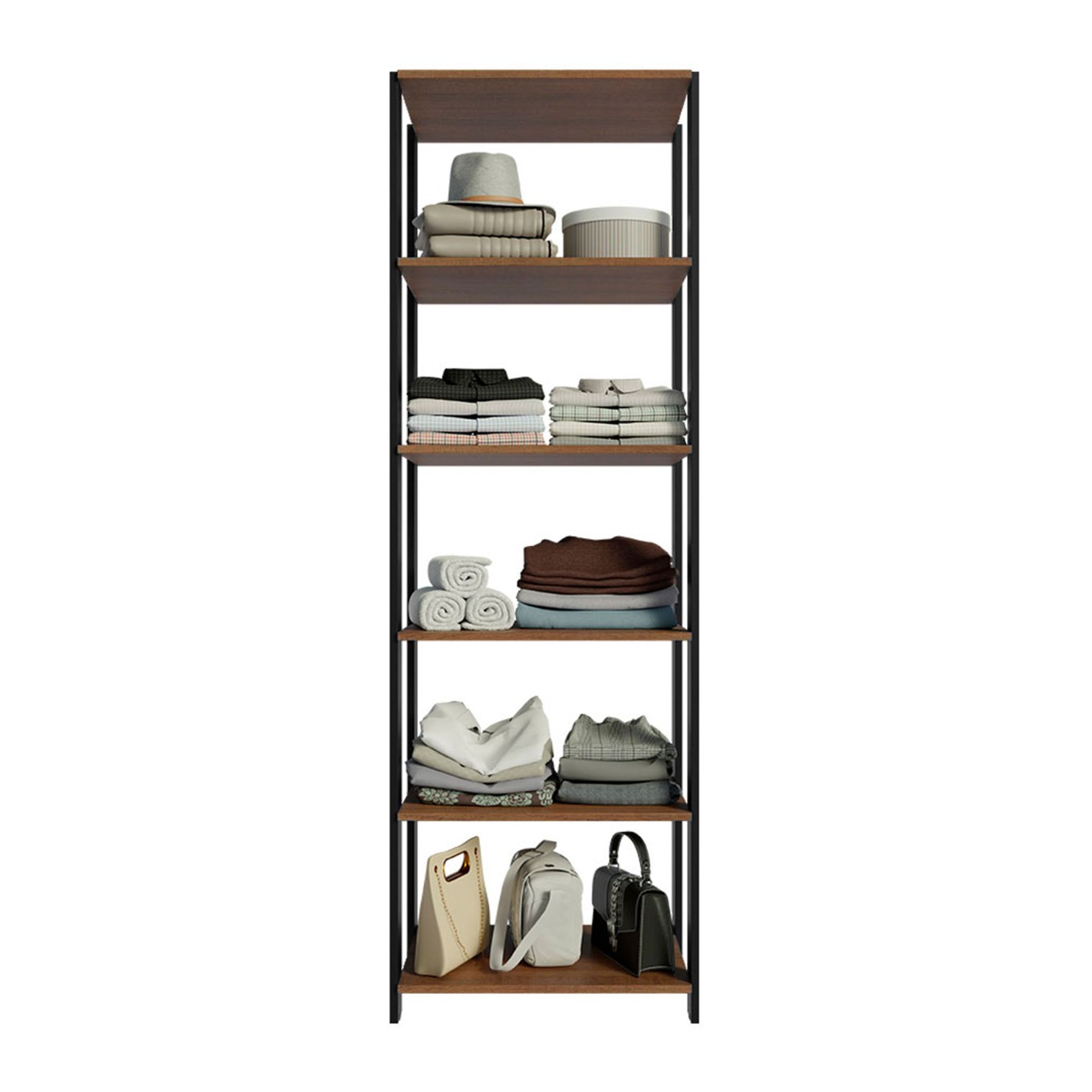 M�dulo Style para Closet 60 (5 Prateleiras)