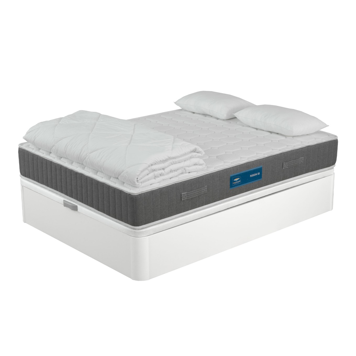 Pack Spring Sense Sommier + Colch�o com Oferta de Edred�o e 2 Almofadas