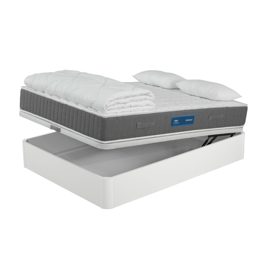 Pack Spring Sense Sommier + Colchão com Oferta de Edredão e 2 Almofadas