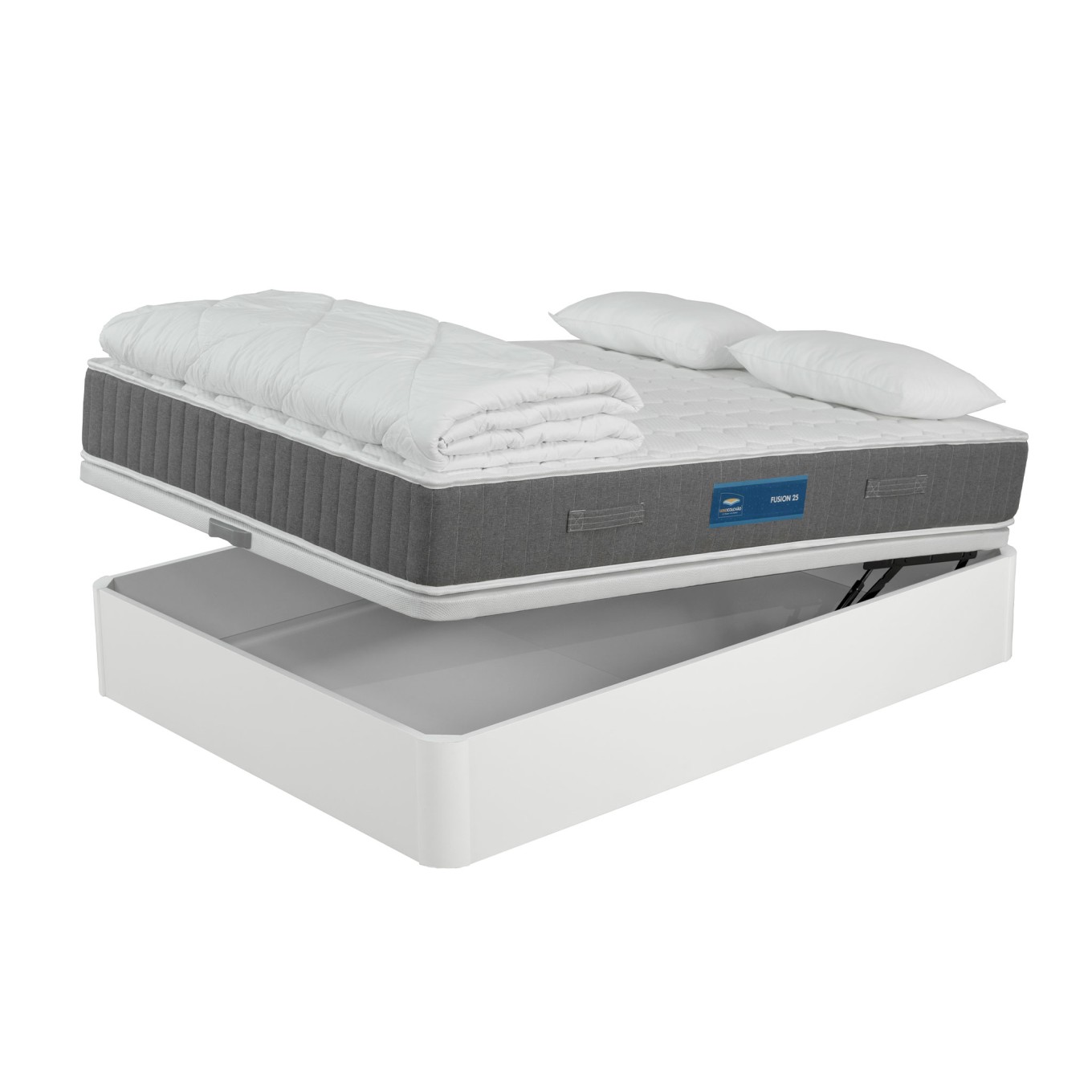 Pack Spring Sense Sommier + Colch�o com Oferta de Edred�o e 2 Almofadas