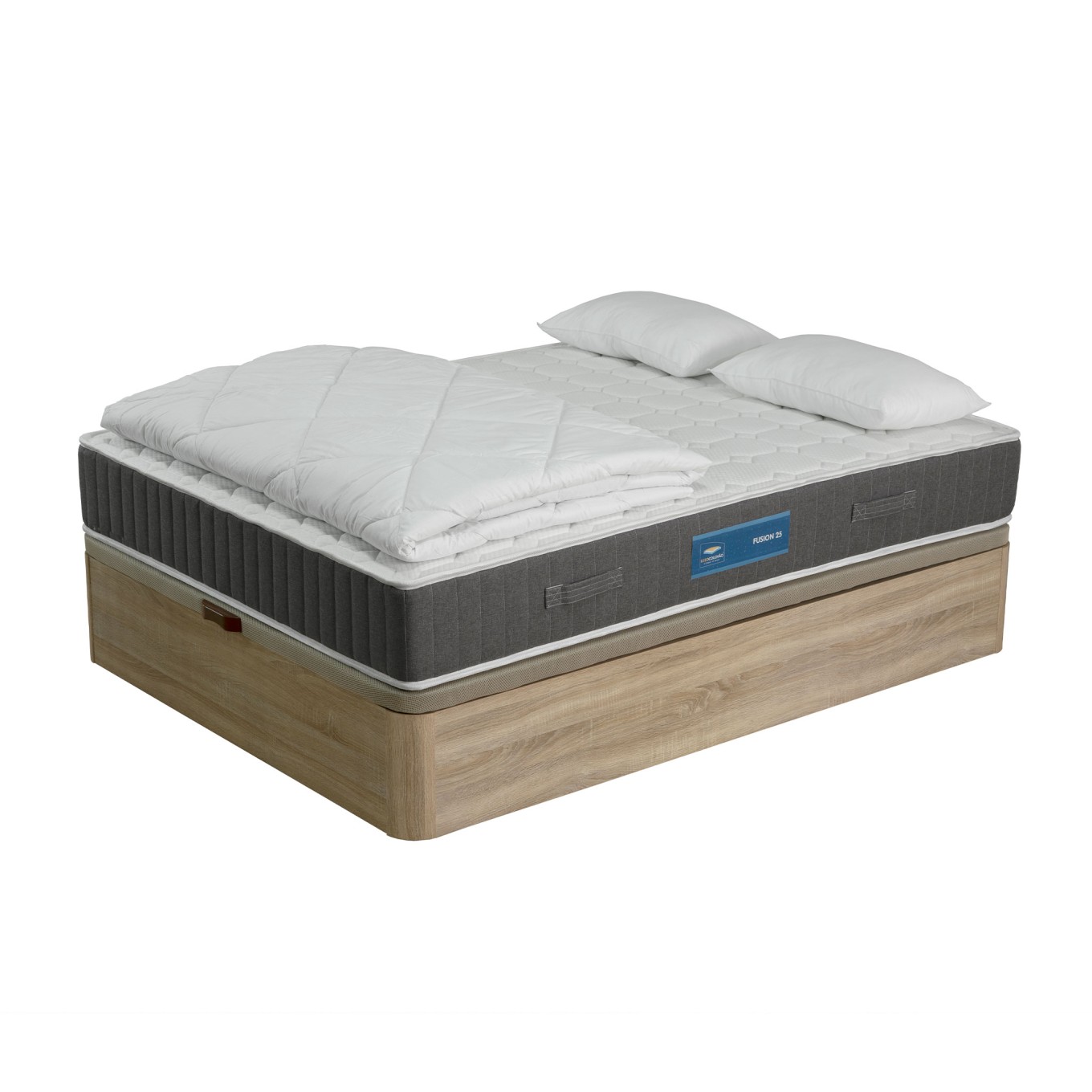 Pack Spring Sense Sommier + Colch�o com Oferta de Edred�o e 2 Almofadas