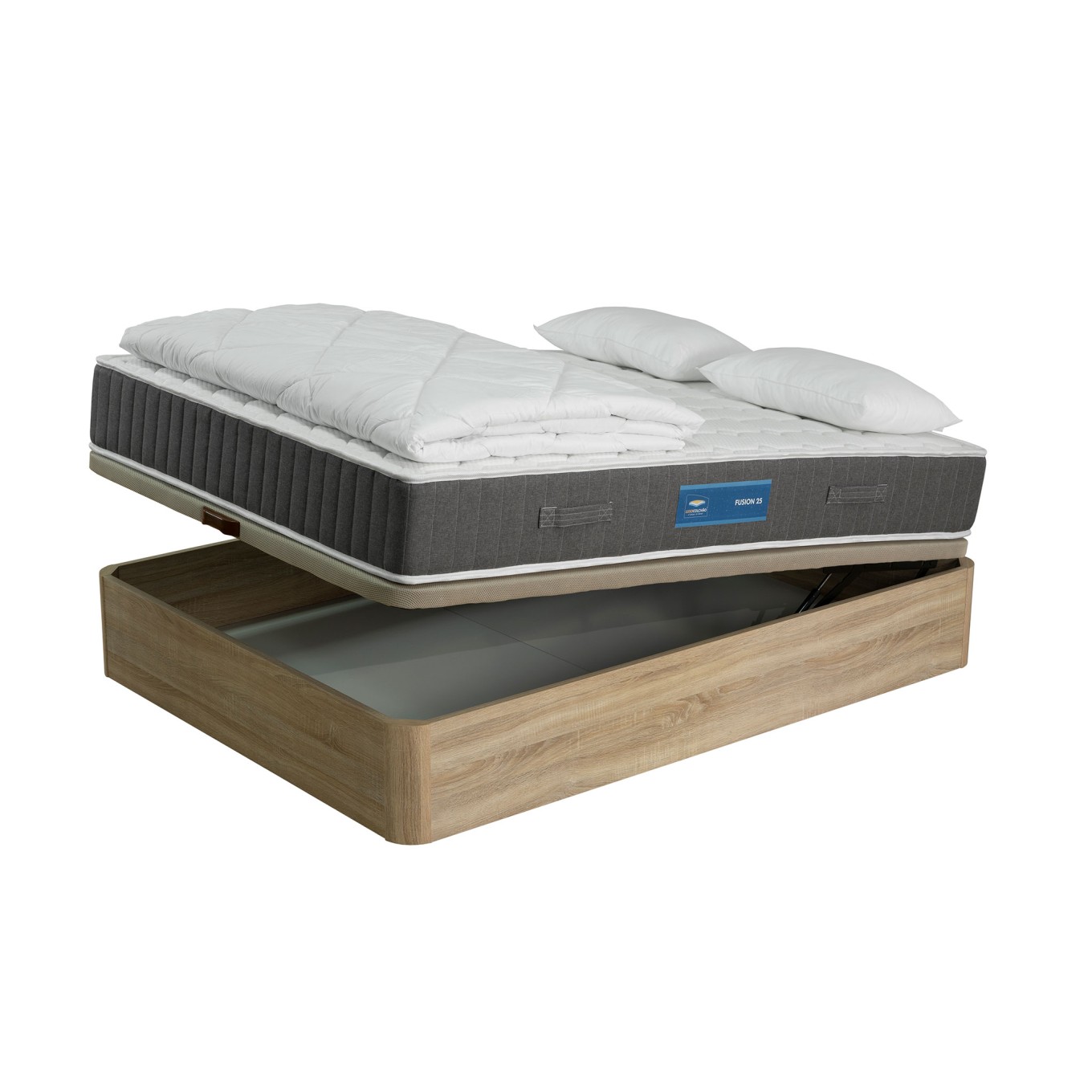 Pack Spring Sense Sommier + Colch�o com Oferta de Edred�o e 2 Almofadas