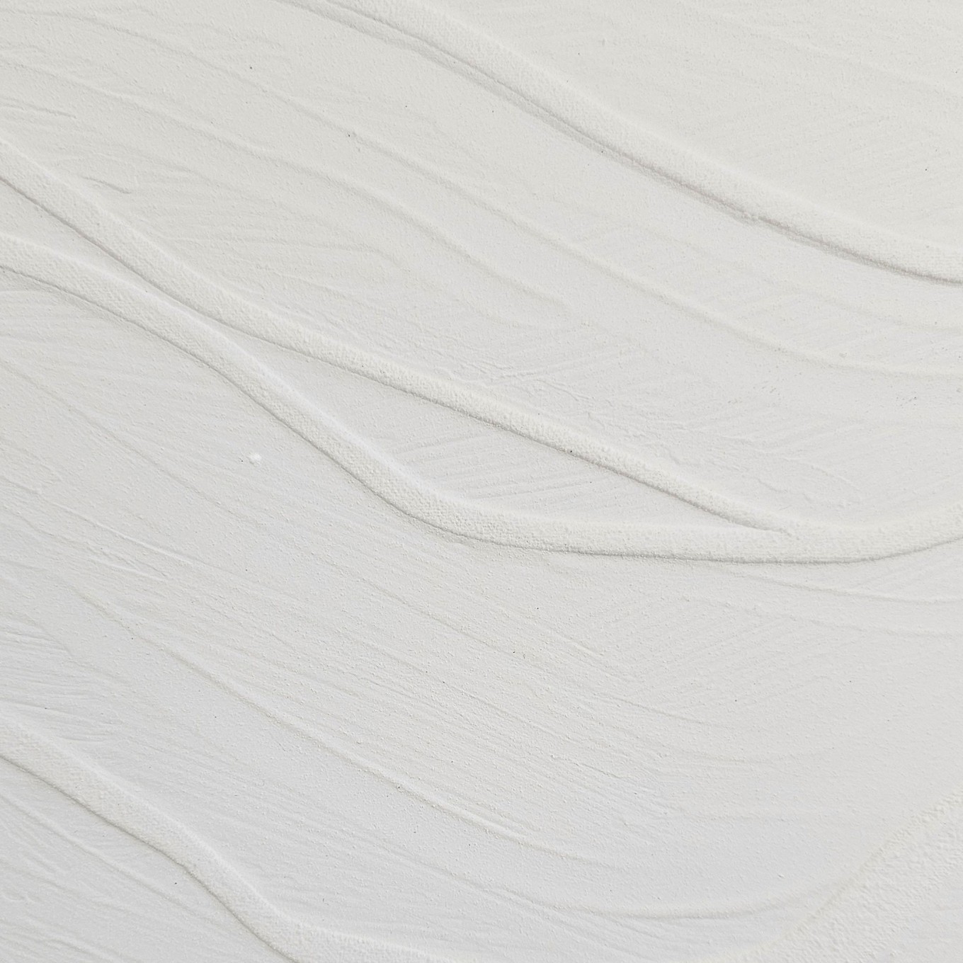 Quadro Decorativo Abstrato Art em MDF Branco 80x60 cm