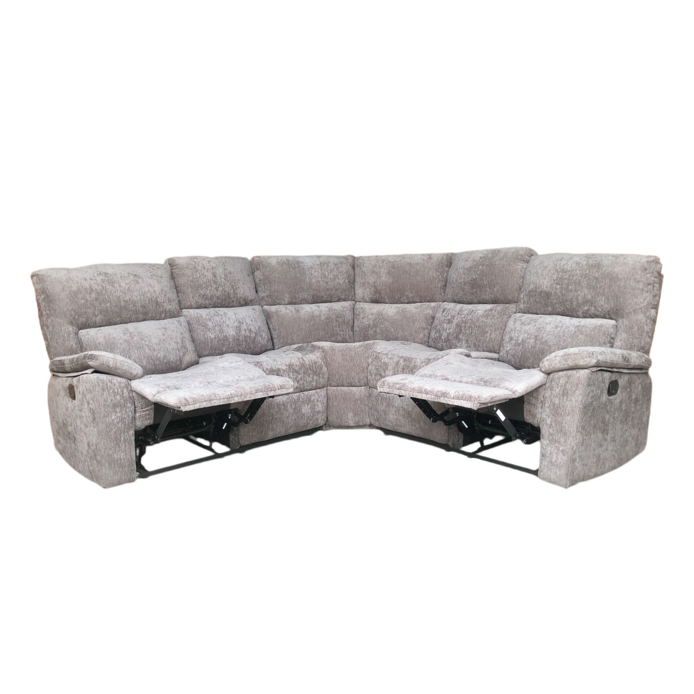 Sof� de Canto Lakeville Cinza com Relax Manual