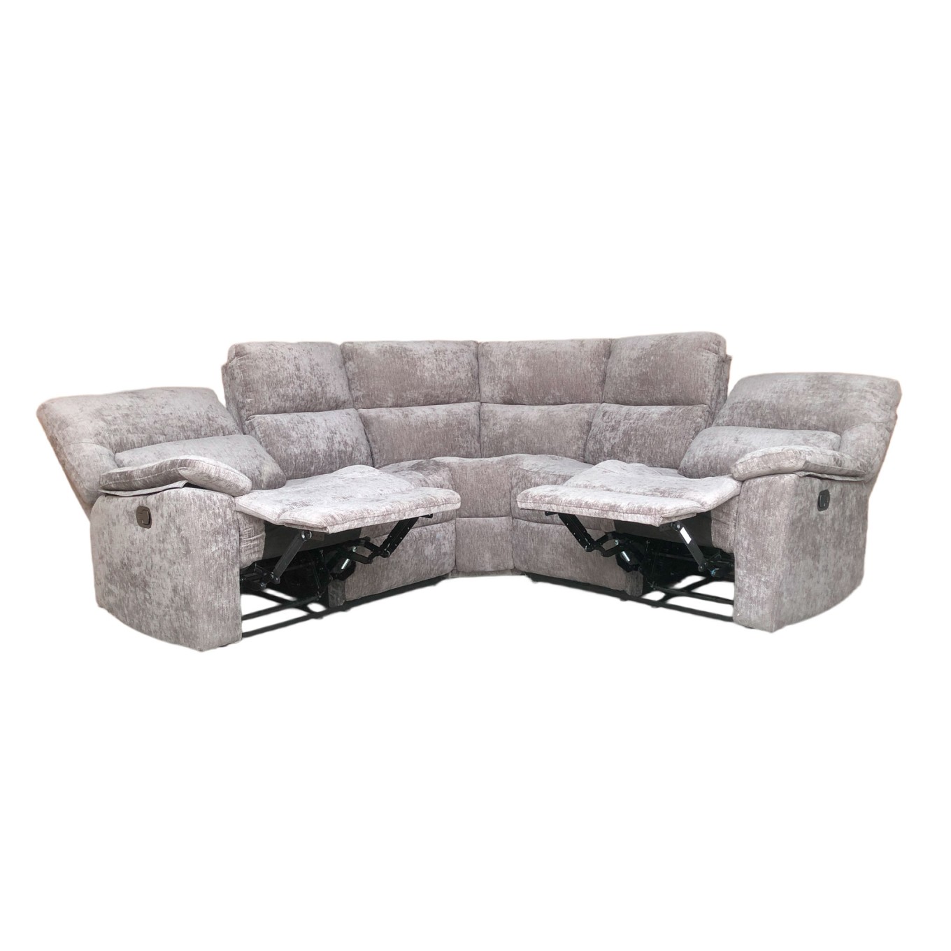 Sof� de Canto Lakeville Cinza com Relax Manual