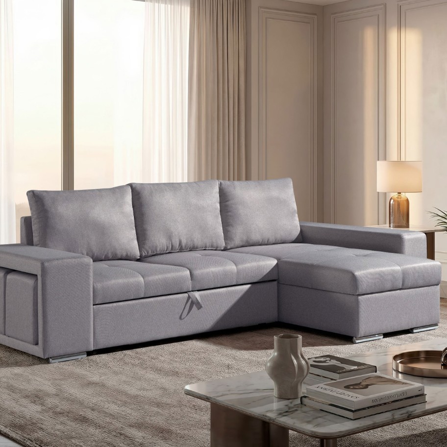 Sofá Chaise Longue New Charlotte Direita com cama