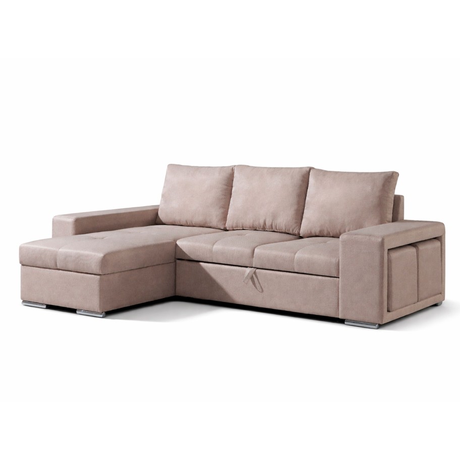 Sofá Chaise Longue New Charlotte Esquerda com cama