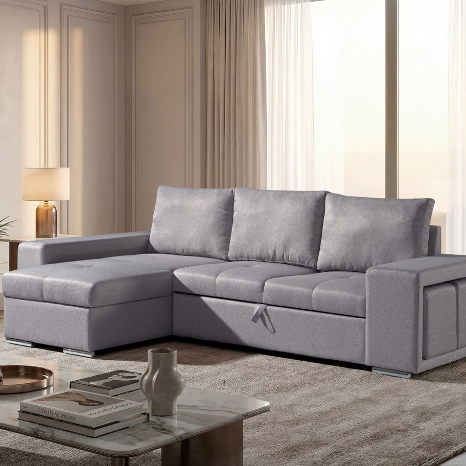 Sofá Chaise Longue New Charlotte Esquerda com cama