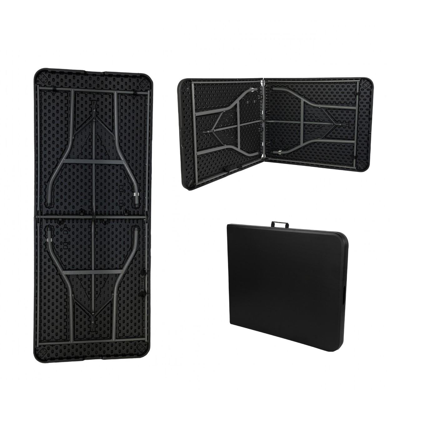 Mesa Dobr�vel Tenerife Castanha 180cm Retangular Port�til
