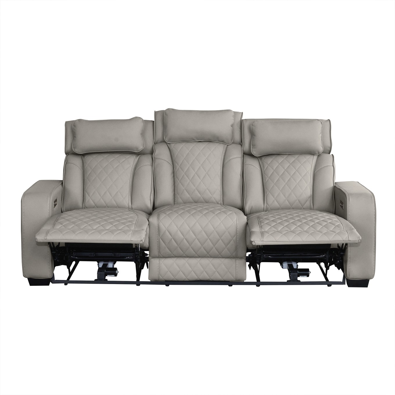 Sof� 3 Lugares Utah com 2 Relax El�tricos