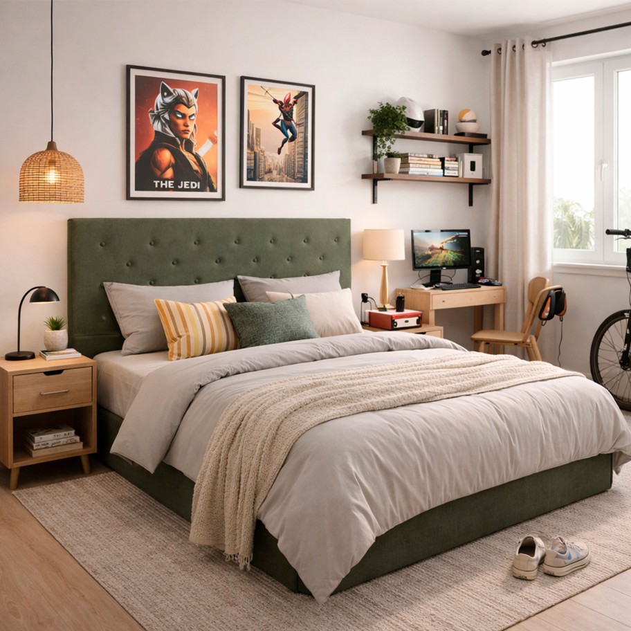 Cabeceira de Cama Punch Plus Estofada Capiton�