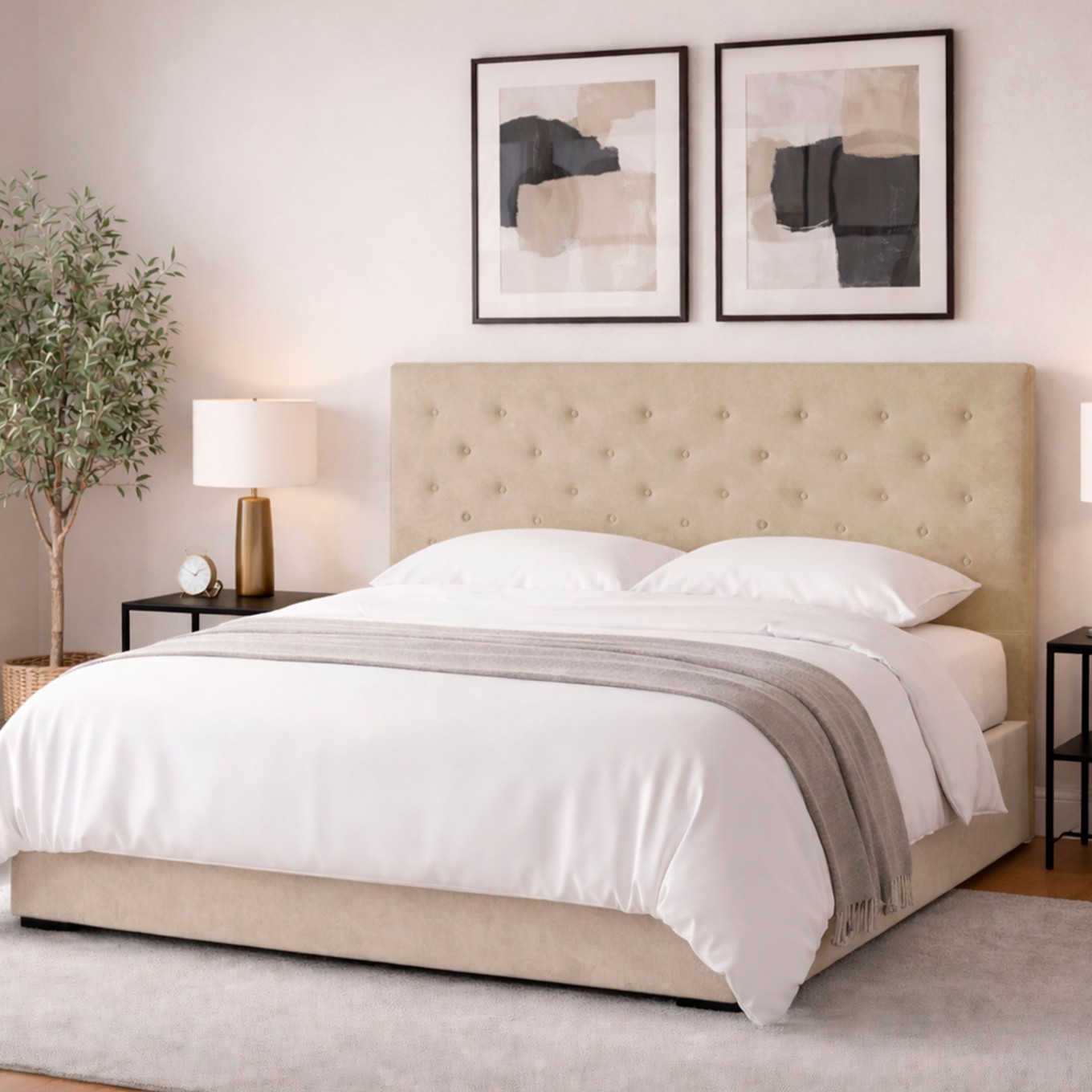 Cabeceira de Cama Punch Plus Estofada Capiton�