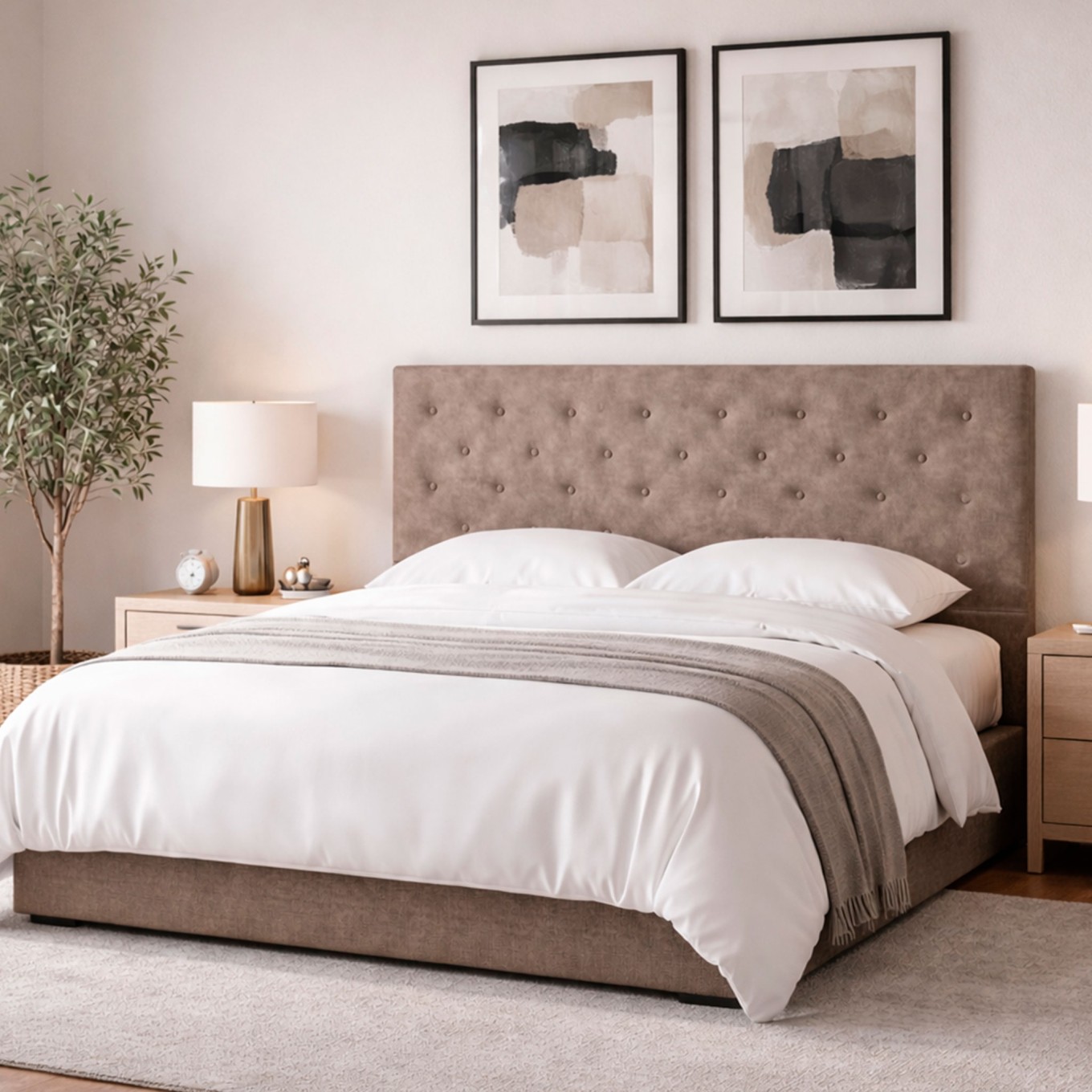 Cabeceira de Cama Punch Plus Estofada Capiton�