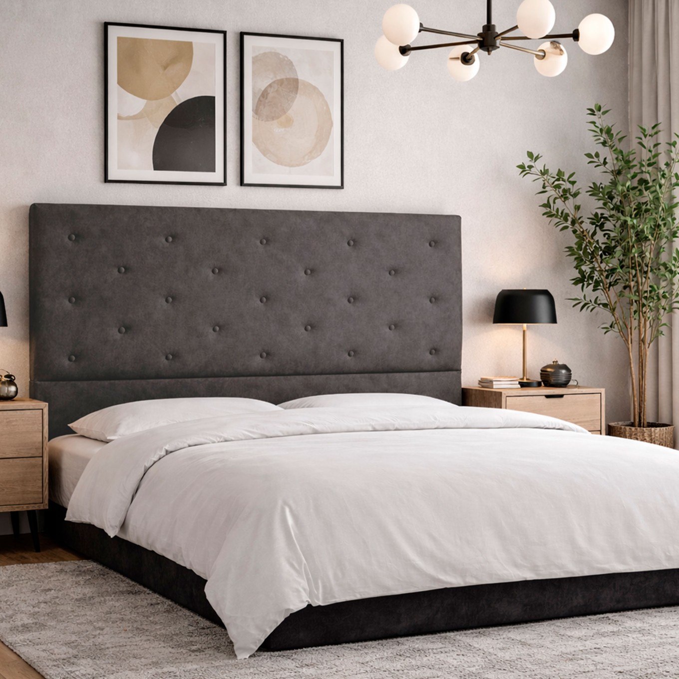 Cabeceira de Cama Punch Plus Estofada Capiton�
