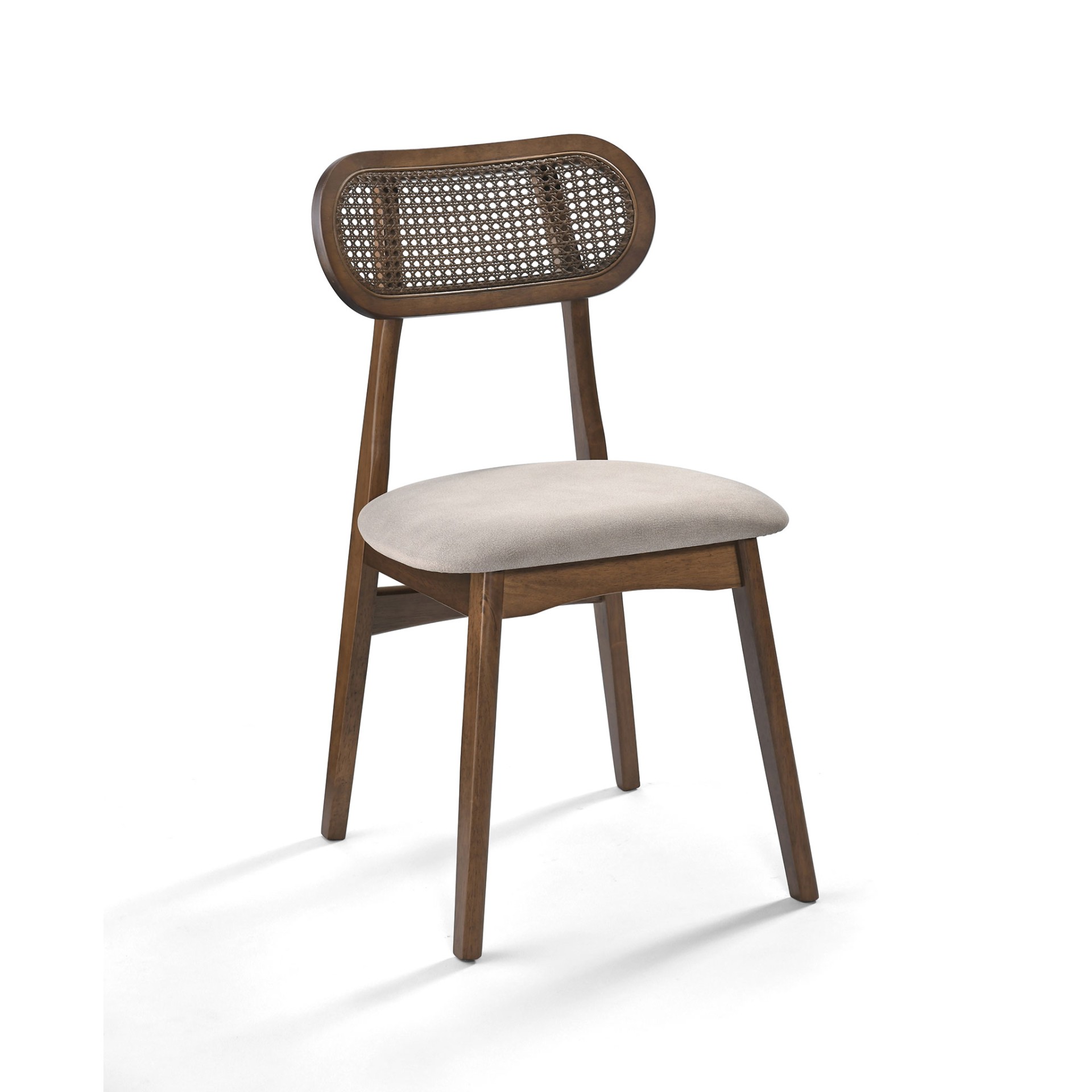 Cadeira Crawford Encosto Rattan