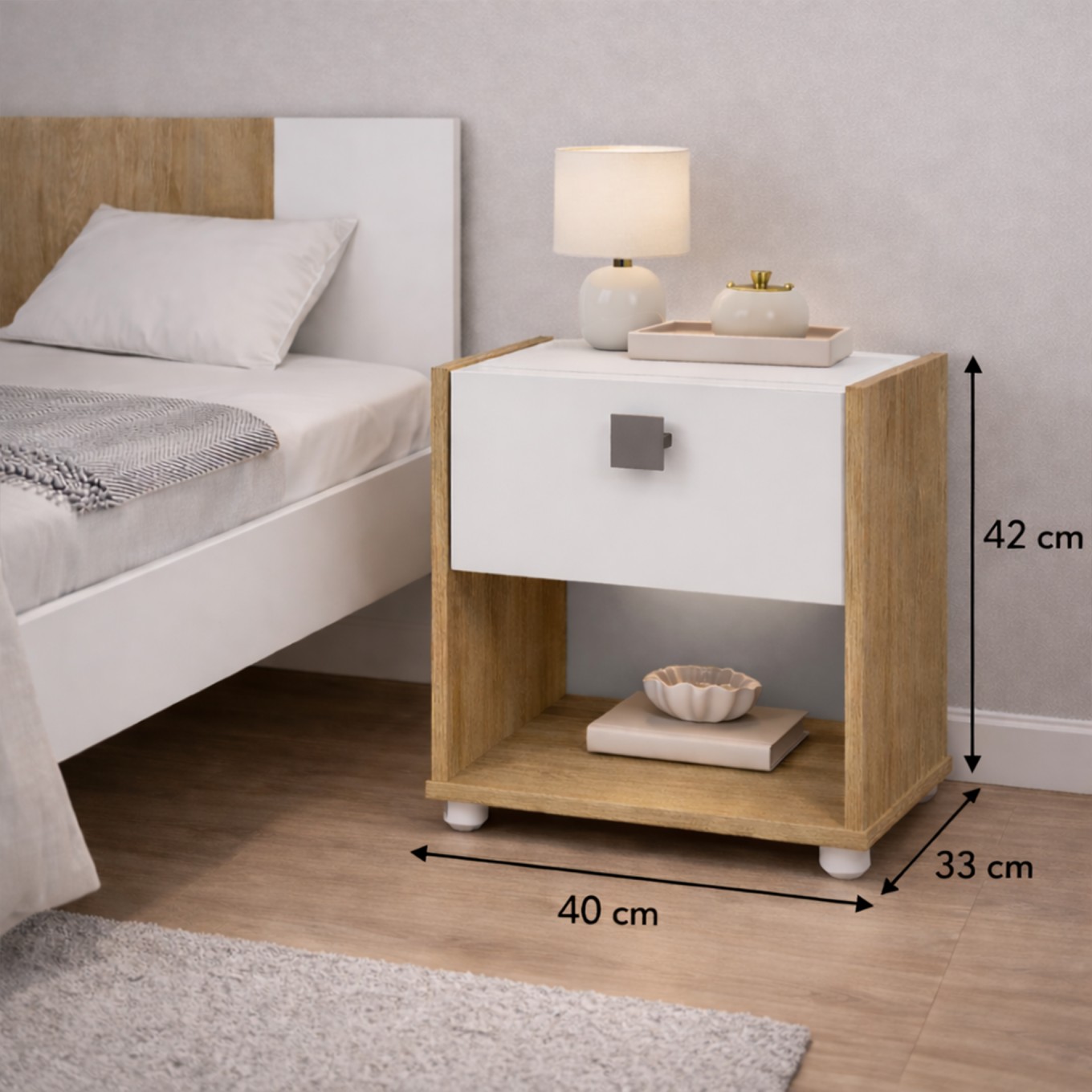 Mesa de Cabeceira Dina Plus