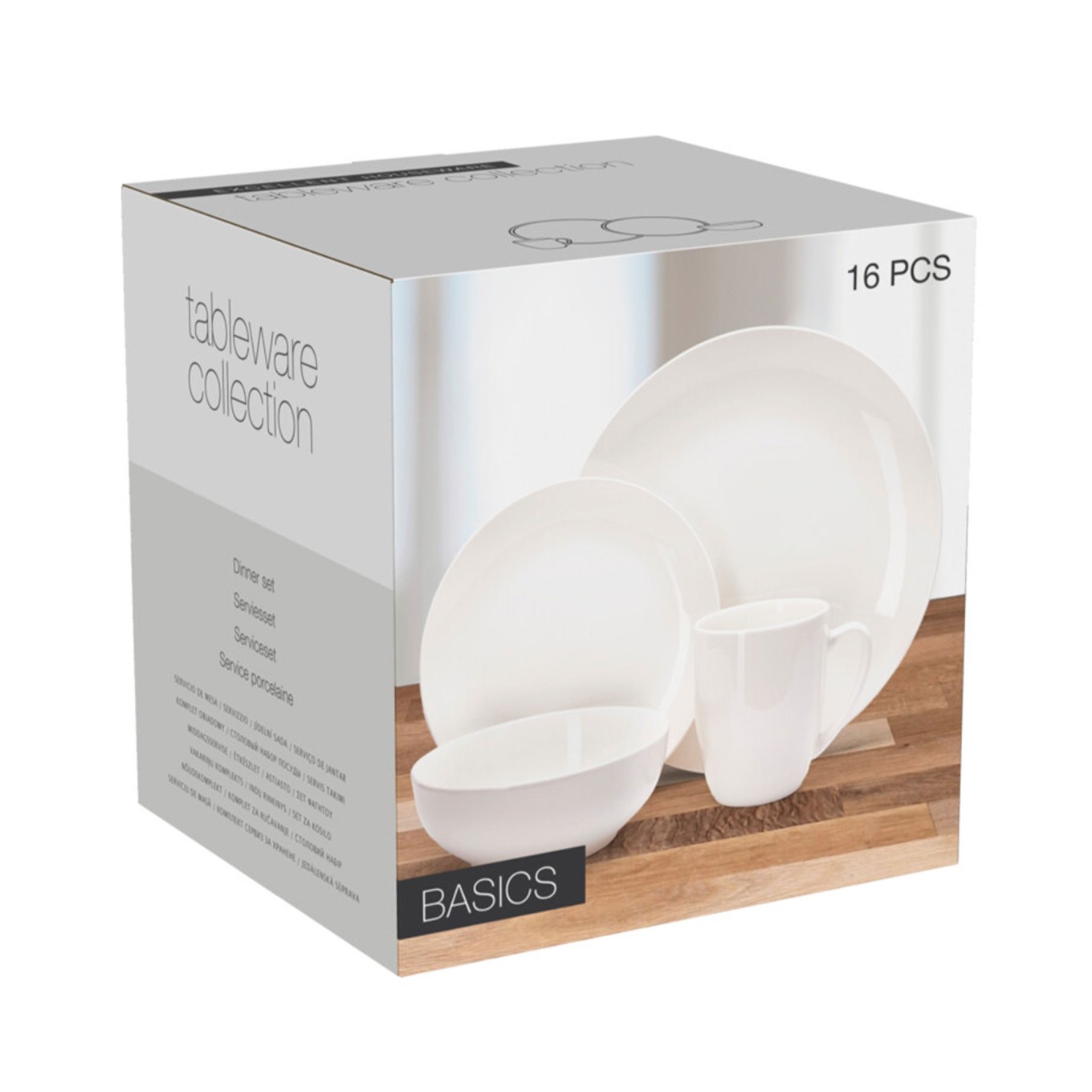 Conjunto Jantar 16 Pe�as Porcelana Branca
