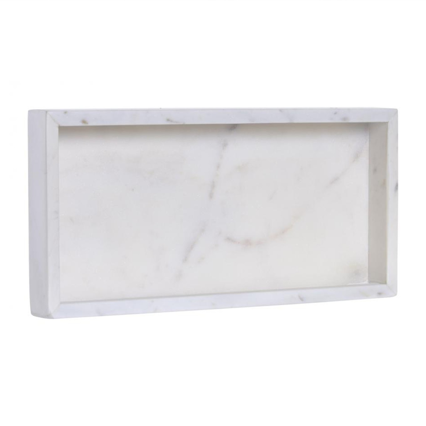Bandeja de M�rmore Branco 30cm