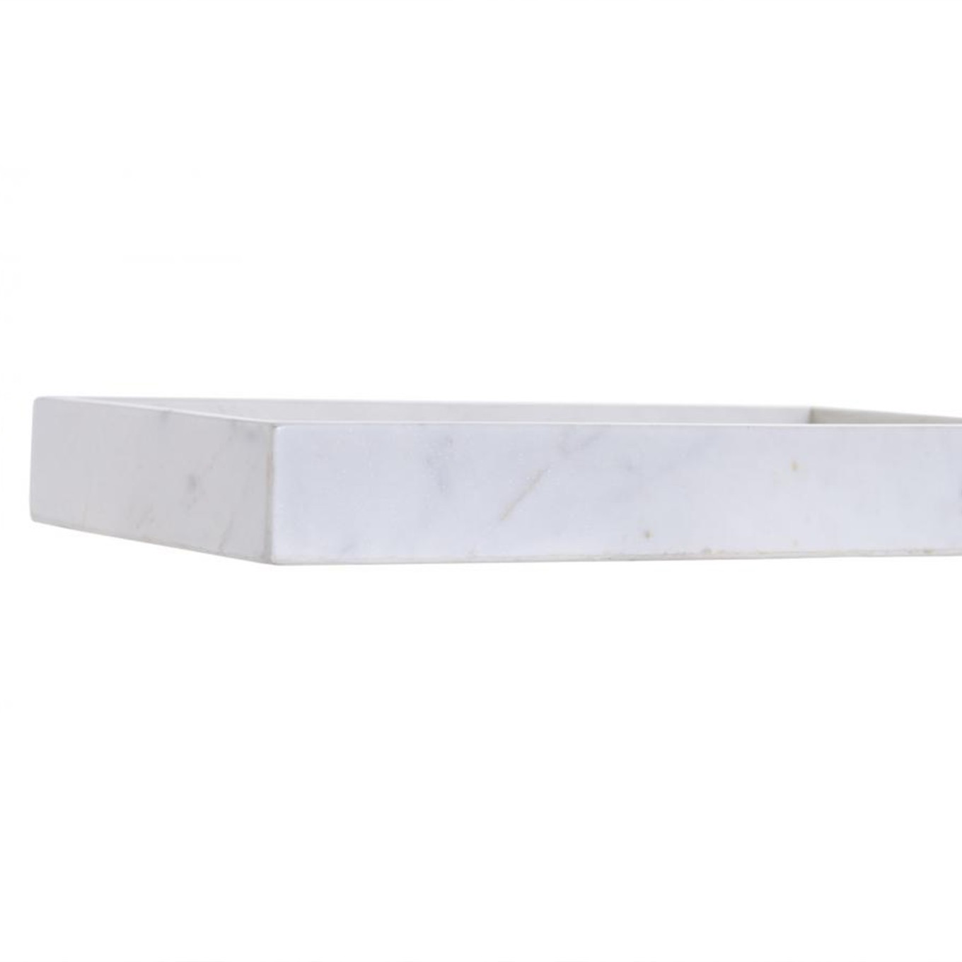 Bandeja de M�rmore Branco 30cm