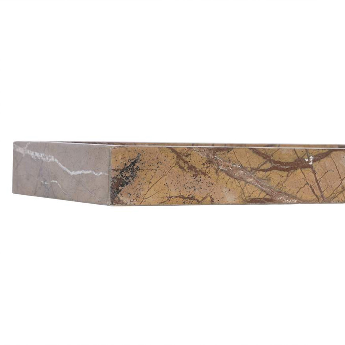 Bandeja de M�rmore Castanho 30cm