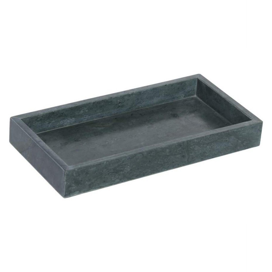 Bandeja de M�rmore Verde 30cm