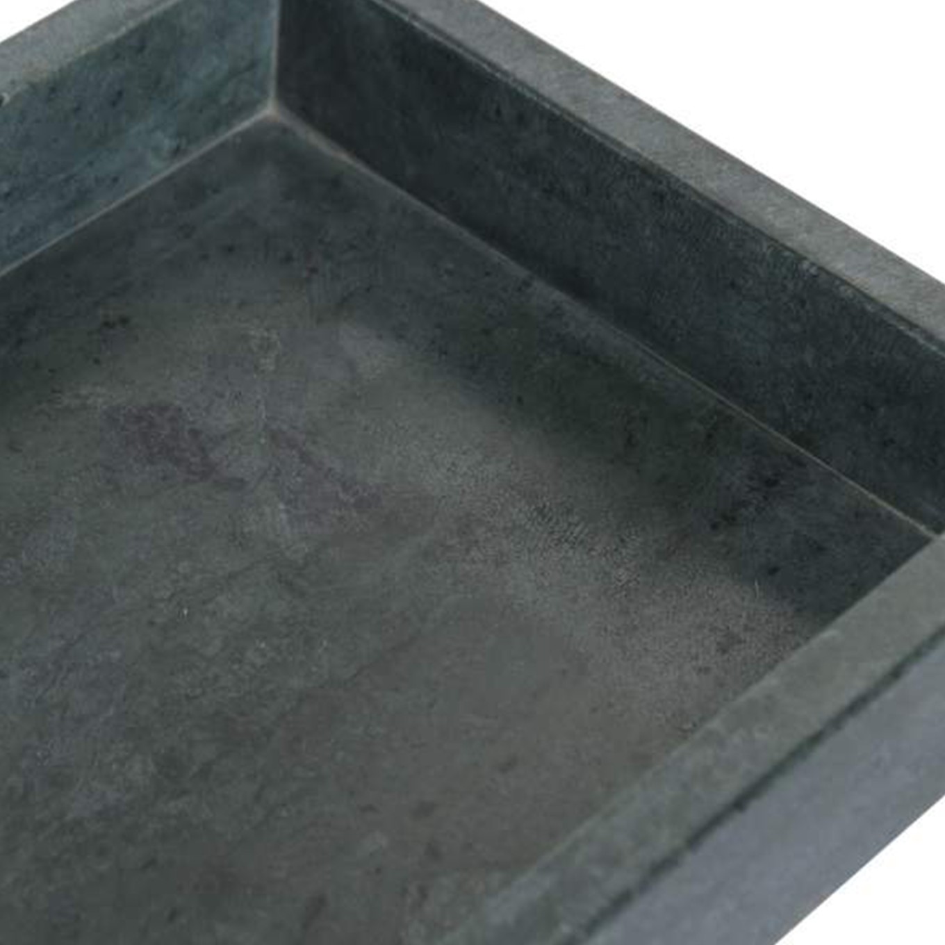 Bandeja de M�rmore Verde 30cm