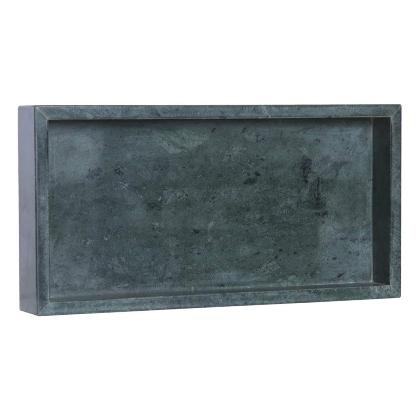 Bandeja de M�rmore Verde 30cm