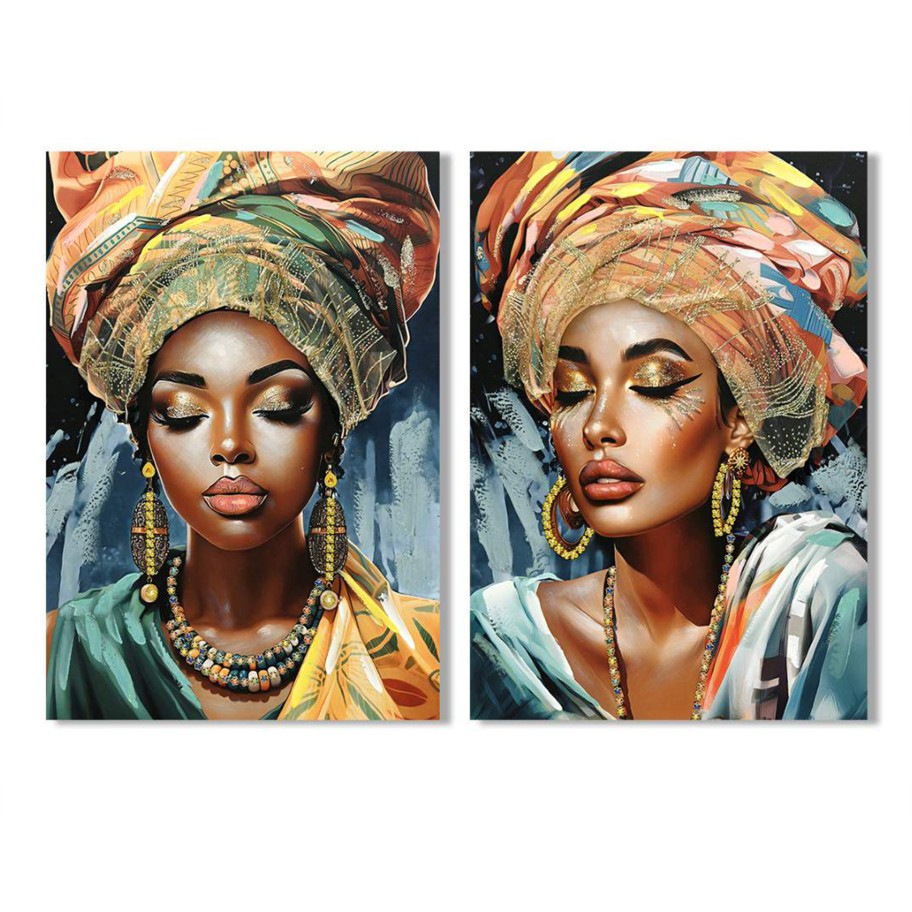 Quadro Africana 2 Modelos Sortidos 70x100cm